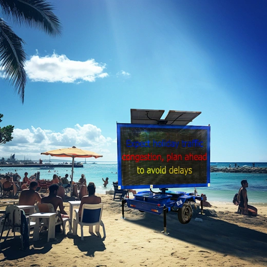 display variable message sign